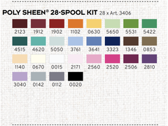 Mettler Polychain Embroidery Thread- 40 Watt - F1005010