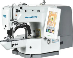ماكينه خياطه شانج جونج الإلكترونية عالية السرعة لتثبيت الخيوط GD1900E-SK