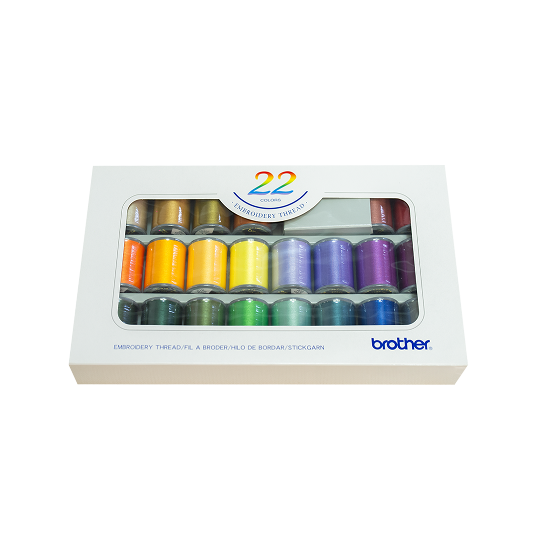 Brother Embroidery thread Set - 22 Colors