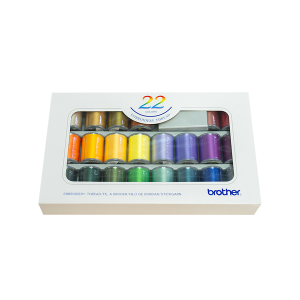 Brother Embroidery thread Set - 22 Colors