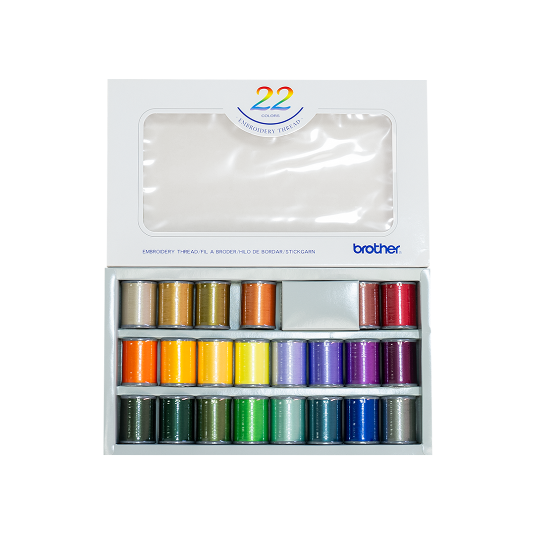 Brother Embroidery thread Set - 22 Colors
