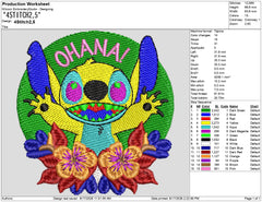 Digital stitch 4 embroidery design
