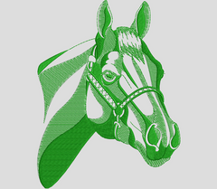 Digital Horse Embroidery Design HR0404