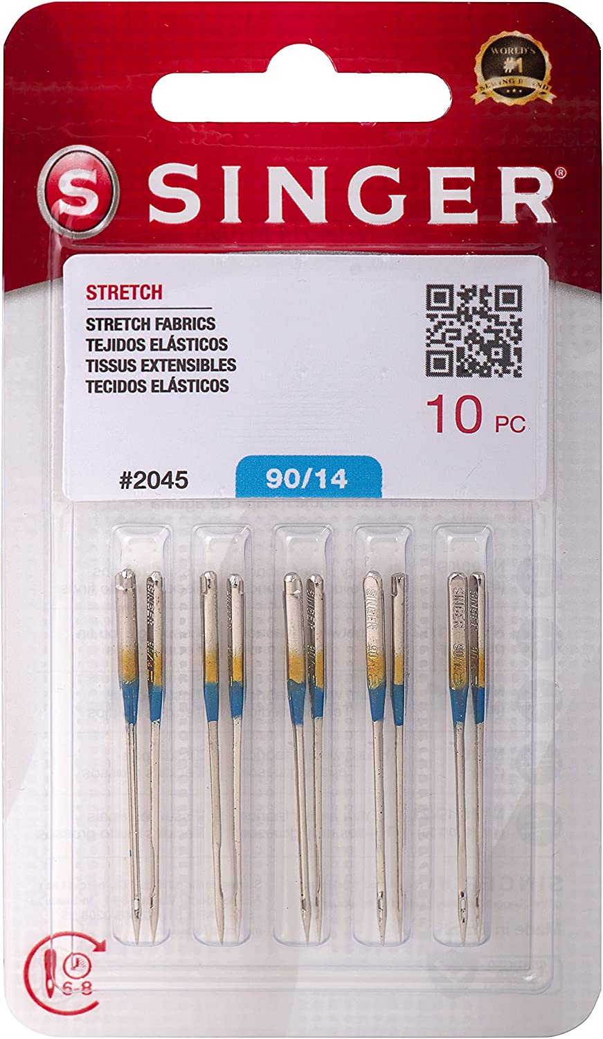 Singer 90/14 Needles (3 Packs)