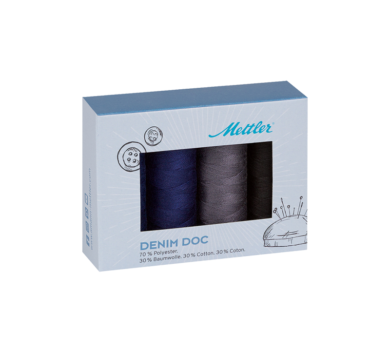 Mettler Polyshine Denim Doc Embroidery Thread- F1005007