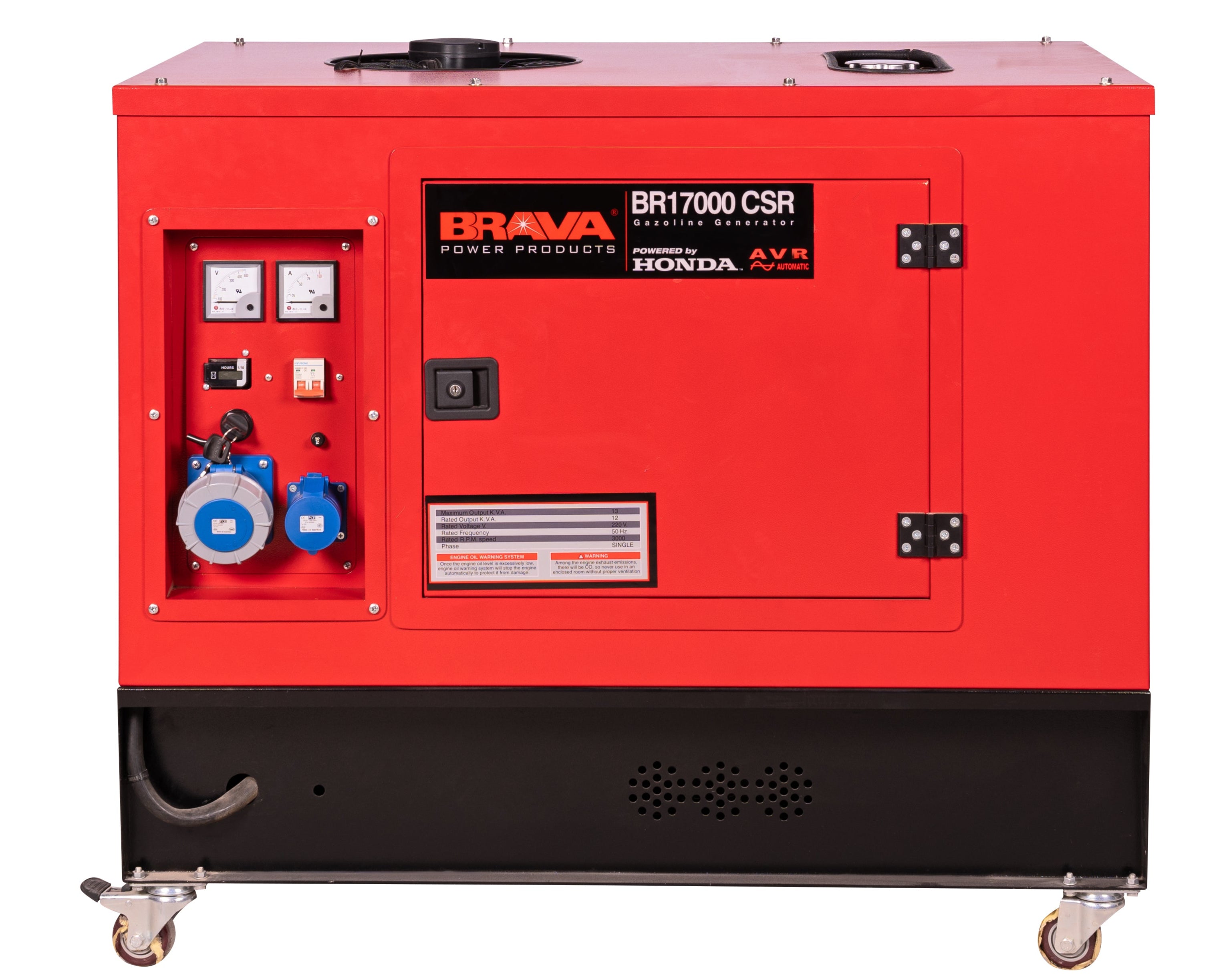 Brava Generator with Cabin - (BR 17000 CSRX SILENT) 
