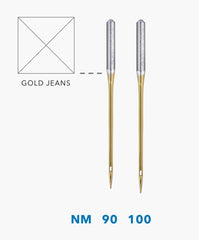 SCHMETZ Gold Jeans Needle Size 16 (Pack of 5 Needles)