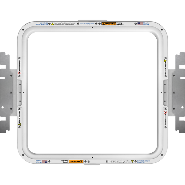 Brother flat embroidery hoop, size 14×14 inches MH-PR-1414-F-M1.