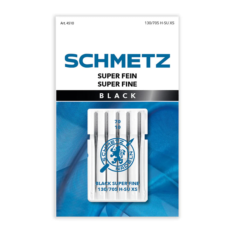  SCHMETZ Super Fine Black Needle Size 10