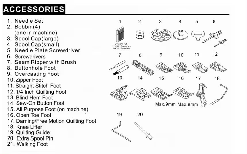 (ML-27) Mare Sewing Machine